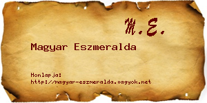 Magyar Eszmeralda névjegykártya